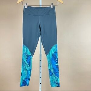 Pheel Size Small Helix Butterfly Print Leggings Vibrant Jewel Tone Boho Hippie